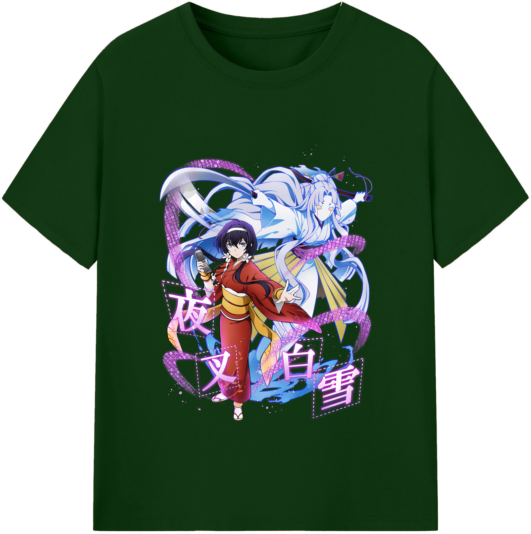 （画像用） 文豪ストレイドッグス Bungo Stray Dogs 綿100％半袖Tシャツ（フロントプリント）
